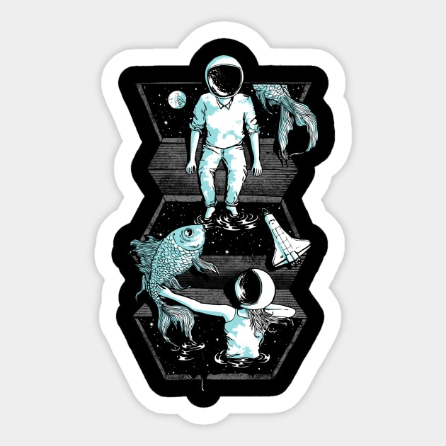 Space Between Sticker by normanduenas